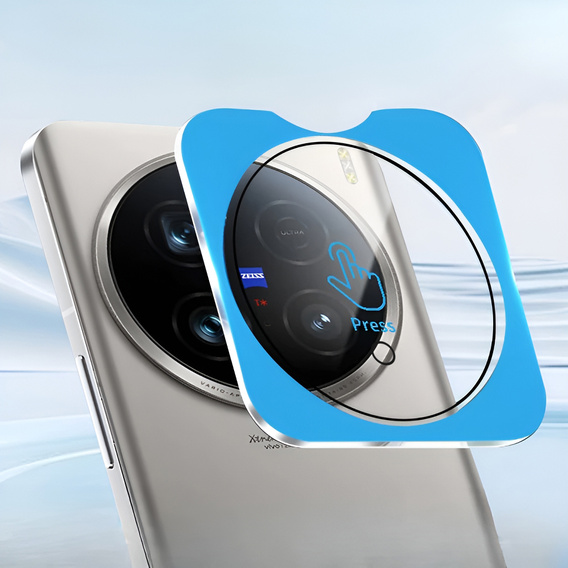 Edzett kameraüveg Vivo X200 Pro 5G, fekete