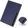 Tok Samsung Galaxy Tab S10 Ultra, Smartcase tolltartóval, sötétkék