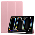 Tok Apple iPad Pro 13" 7 gen. 2024 (A2925, Smartcase tolltartóval, rózsaszín