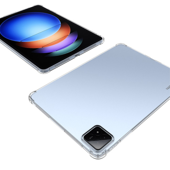 Tok Xiaomi Pad 6S Pro 12.4 készülékhez, szilikon, átlátszó