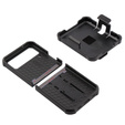 Páncélozott tok Samsung Galaxy Z Flip 4 5G készülékhez, Dexnor Clip Holder, fekete
