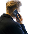 Dux Ducis Telefontok a Samsung Galaxy A54 5G, Skinpro, sötétkék