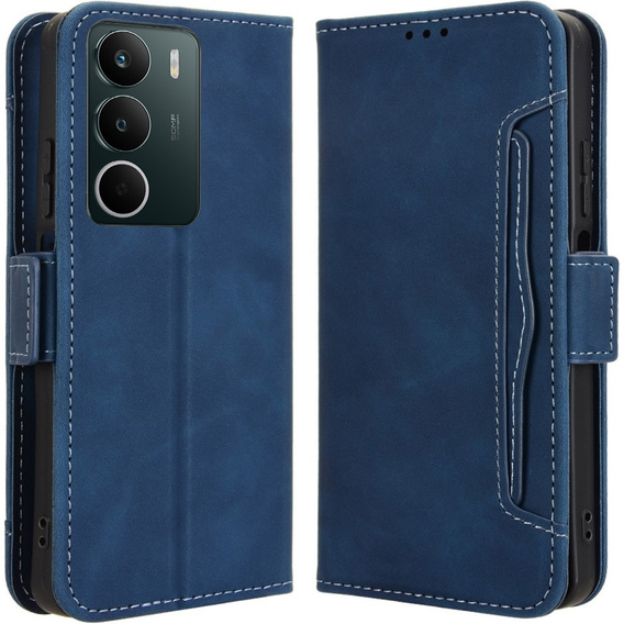 Pattintható tok a Realme C71, Card Slot, sötétkék