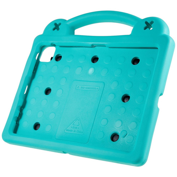 Gyermek tok Apple iPad Air 11" 6 gen. 2024, Cute Patterns, állvánnyal, zöld