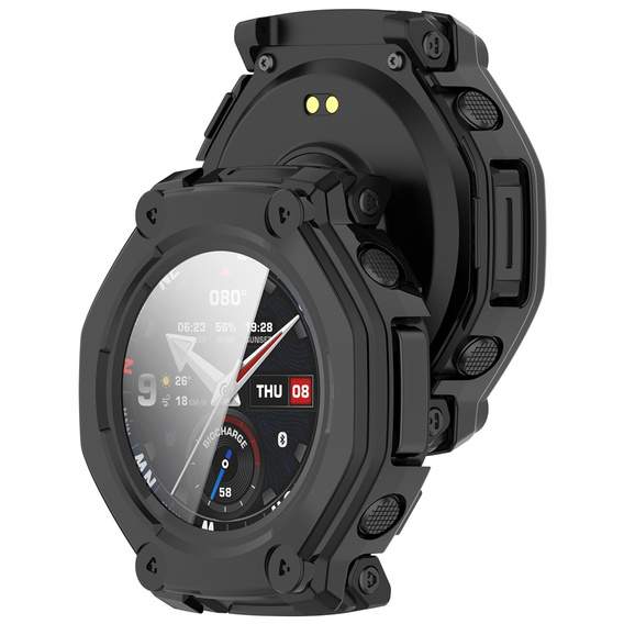 2 az 1-ben védőtok + edzett üveg az Amazfit T-Rex 3 Pro készülékhez