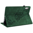 Tok Lenovo Tab M9, Butterfly, zöld