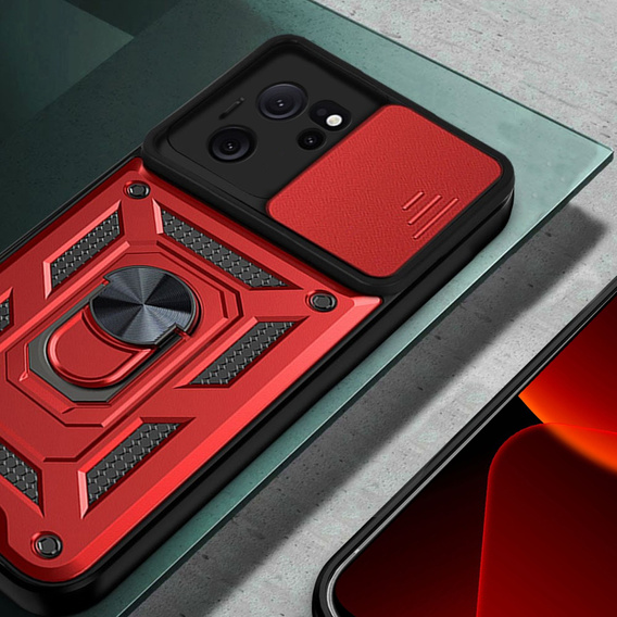 Telefontok a Xiaomi 13T / 13T Pro, CamShield Slide, piros