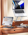 Laptop állvány acélból 17" méretig, ERBORD P89, szürke