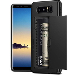 Telefontok a Samsung Galaxy Note 8, Sliding Card Holder, fekete