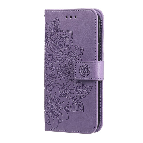 Pattintható tok a Samsung Galaxy A13 4G, Mandala Flower, lila