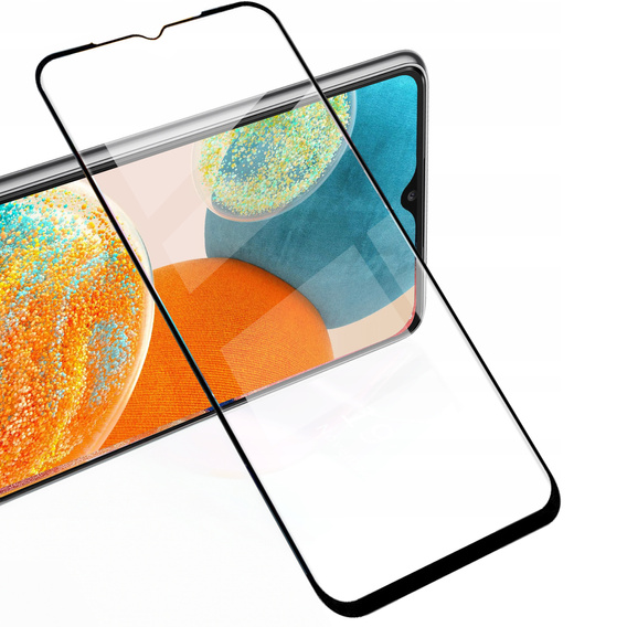 2x edzett üveg a Samsung Galaxy A23 4G/5G, ERBORD 3D teljes képernyő