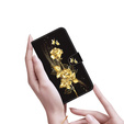 Pattintható tok a Infinix Hot 40i, Wallet, Butterfly rose