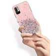 Telefontok a Xiaomi Redmi Note 10 5G / Poco M3 Pro 5G, Glittery, világos rózsaszín