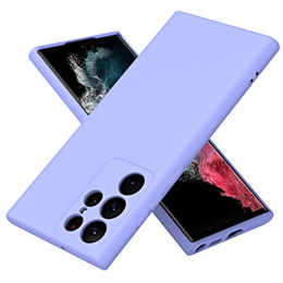 Telefontok a Samsung Galaxy S23 Ultra, Silicone Lite, lila