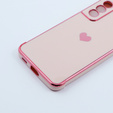 Telefontok a Samsung Galaxy S21 FE, Electro heart, rózsaszín rose gold