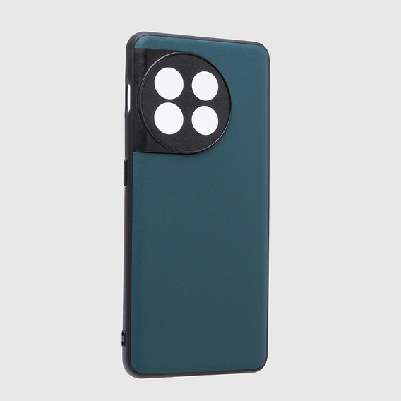 Bőr tok OnePlus 11 5G, leather hybrid, zöld
