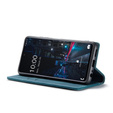 CASEME tok Samsung Galaxy A33 5G, Leather Wallet Case, zöld
