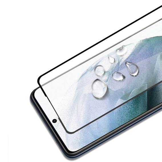Mocolo Full Glue edzett üveg a következőkhöz Samsung Galaxy S22 5G, fekete keret