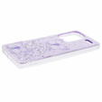 Tok Xiaomi Redmi Note 13 Pro+, Glitter Butterfly, lila