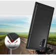 Telefontok a Samsung Galaxy Note 10+ Plus, Sliding Card Holder, fekete