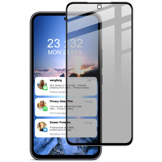 IMAK adatvédelmi edzett üveg Samsung Galaxy A54 5G készülékhez