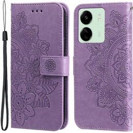 Pattintható tok a Xiaomi Redmi 13C / Poco C65, Mandala Flower, lila
