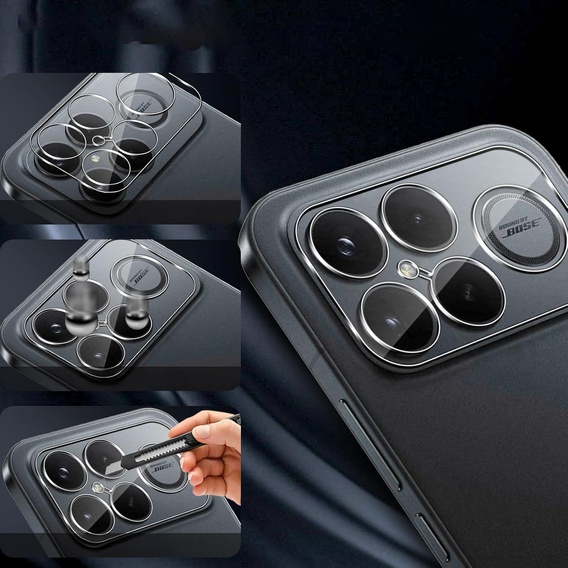 2x ERBORD edzett üveg képernyővédő a Xiaomi Poco F8 Ultra készülékhez