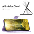 Pattintható tok a Samsung Galaxy A56, Wallet, BINFEN COLOR, lila