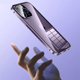 Tok iPhone 14 Pro Max, Magnetic Dual Glass, lila