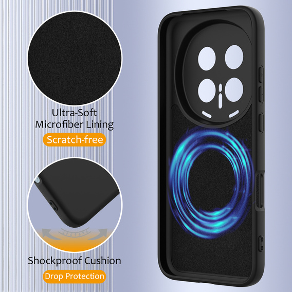 Szilikon Lite tok MagSafe-hez Honor Magic 8 Pro készülékhez