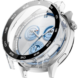 2in1 tok + edzett üveg a Huawei Watch GT 5 46mm-hoz, átlátszó