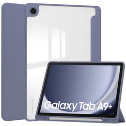 Tok Samsung Galaxy Tab A9+, Smartcase Hybrid, tolltartó résszel, lila