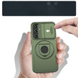 Tok Samsung Galaxy S20 FE, Military Magnet, MagSafe-hoz, zöld