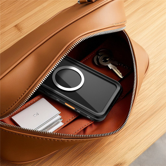 Tok iPhone 17 Pro Max készülékhez, IP68 vízálló, SHELLBOX MagSafe, fekete