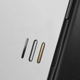 Nomad tok iPhone 17 Pro-hoz, Modern bőr fóliatok, fekete
