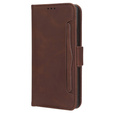 Pattintható tok a Honor 70 5G, Card Slot, barna
