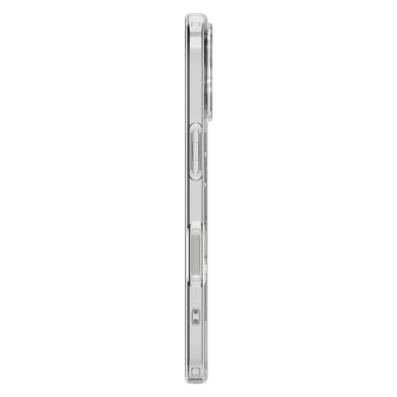 Spigen tok iPhone 17 készülékhez, Liquid Crystal MagSafe, átlátszó/fehér