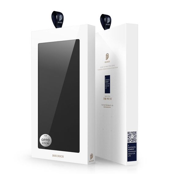 Dux Ducis Telefontok a Oppo A78 5G, Skinpro, fekete