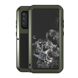 Love Mei Telefontok a Samsung Galaxy S21 FE, armored with glass, zöld