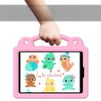 Gyermek tok iPad mini 7.9" 2019/2015/2014/2013/2012 (5/4/3/2/1 gen.), Cute Patterns, állvánnyal, rózsaszín