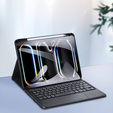 Tok + billentyűzet Apple iPad Pro 11" 5 gen. 2024, Dux Ducis TouchPad Leather Pen Slot, fekete