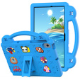 Gyermek tok Lenovo M10 X306 2 Gen / M10 Plus TB-X606 10.3 / Samsung Tab A 10.1 T510/515 / K10 X6C6, Cute Patterns, állvánnyal, kék