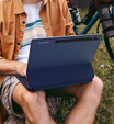 Billentyűzet tok Samsung Galaxy Tab S10+/ S9+/ S8+/ S7+/ S7 FE, Dexnor Magnetic Keyboard Touchpad, kék