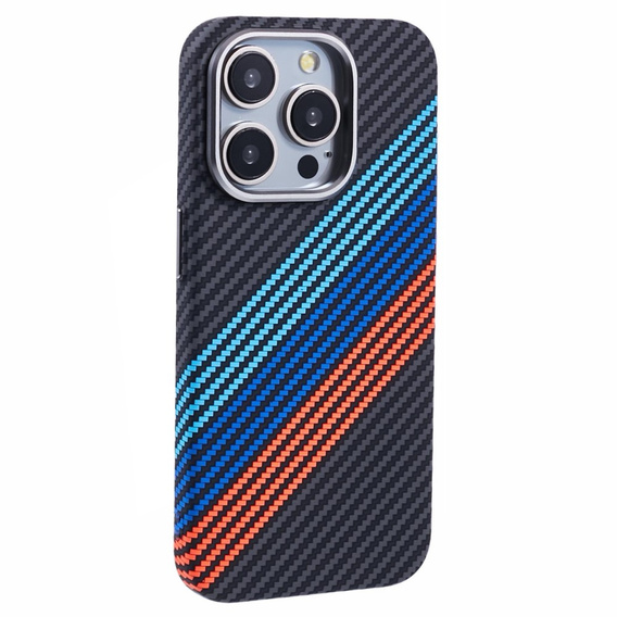 Tok iPhone 13 Pro Max, Carbon Fiber MagSafe, sötétkék