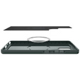 Spigen tok Samsung Galaxy S25 Ultra készülékhez, Thin Fit Mag, zöld + 9H edzett üveg
