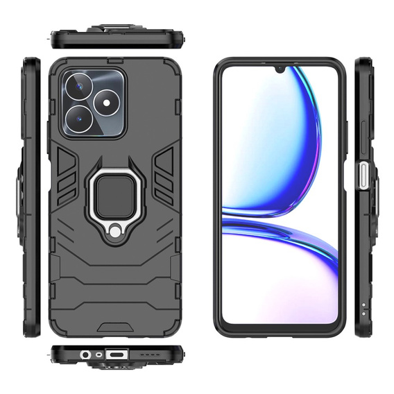 Telefontok a Realme C51, Kickstand Ring, fekete
