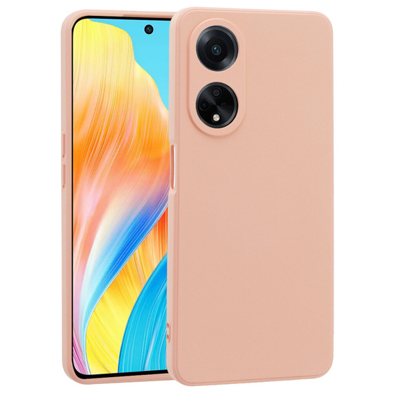 Telefontok a Oppo A58 4G, Silicone Lite, rózsaszín