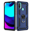 Páncélozott telefontok a Motorola Moto E20/E30/E40, Nox Case Ring, kék