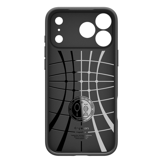 Spigen Liquid Air tok iPhone 17 Pro Max készülékhez, matt fekete