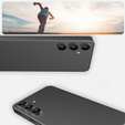 2x ERBORD OPTIK Pro edzett üveg Samsung Galaxy S24 kamera számára, fekete